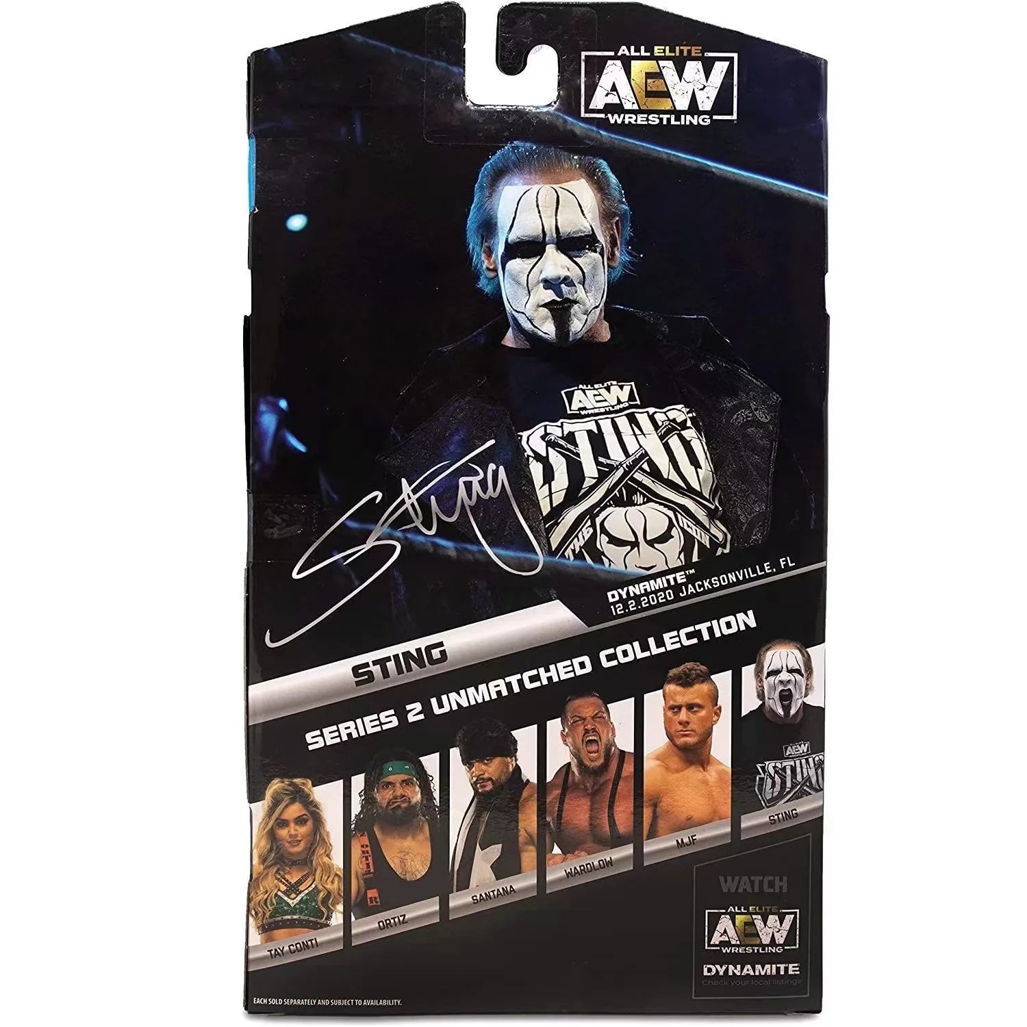 Action Figure Sting  All Elite Wrestling  Luminaries Collection Series