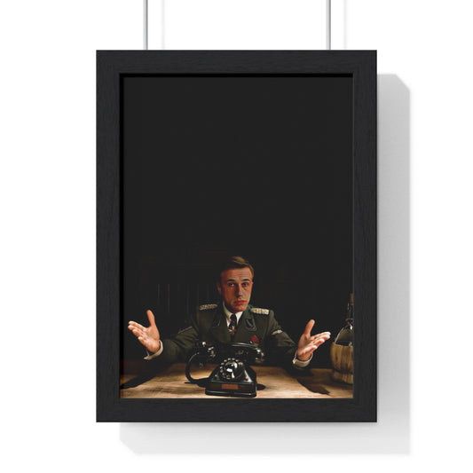 Premium Framed Vertical Poster Hans Landa