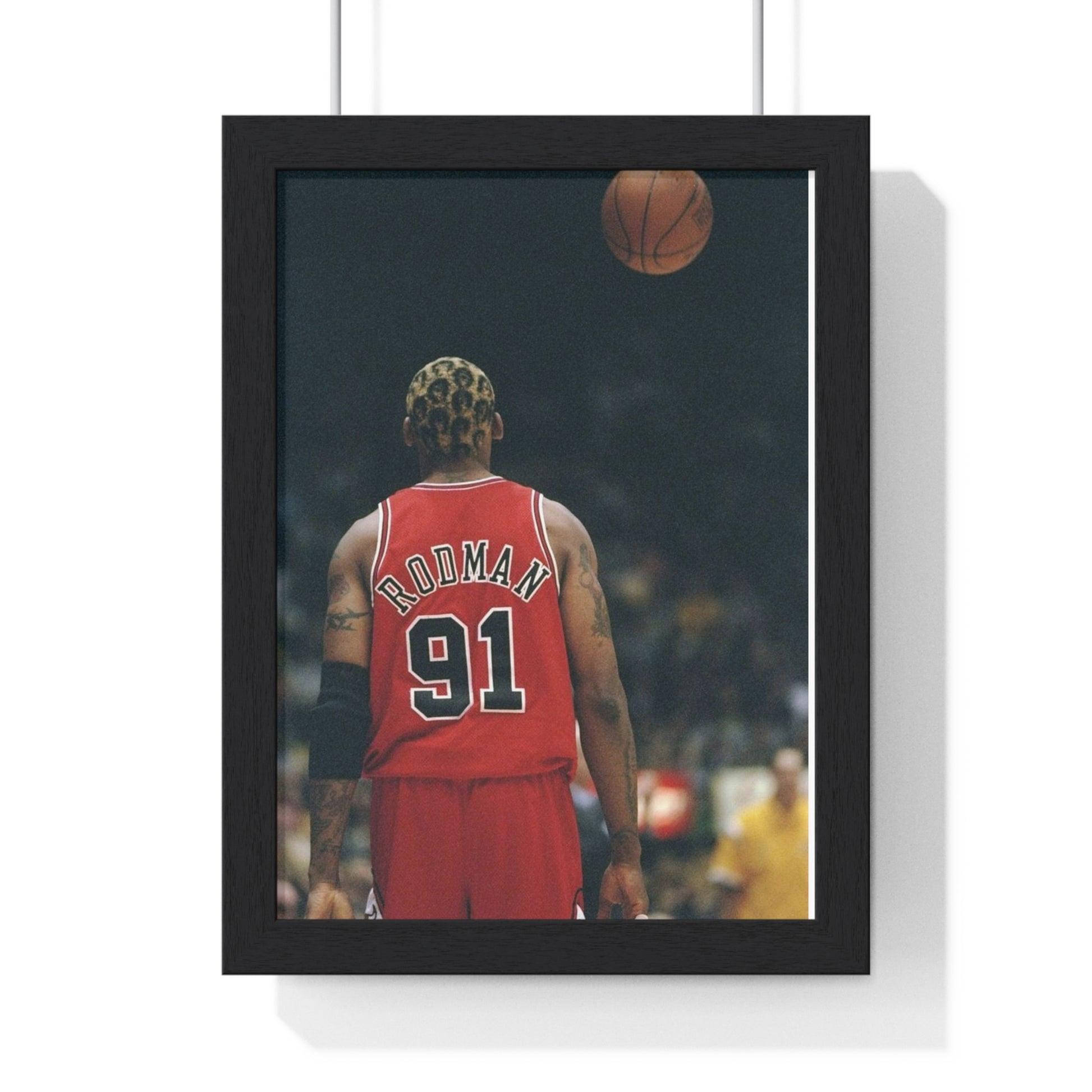 Premium Framed Vertical Poster Dennis Rodman