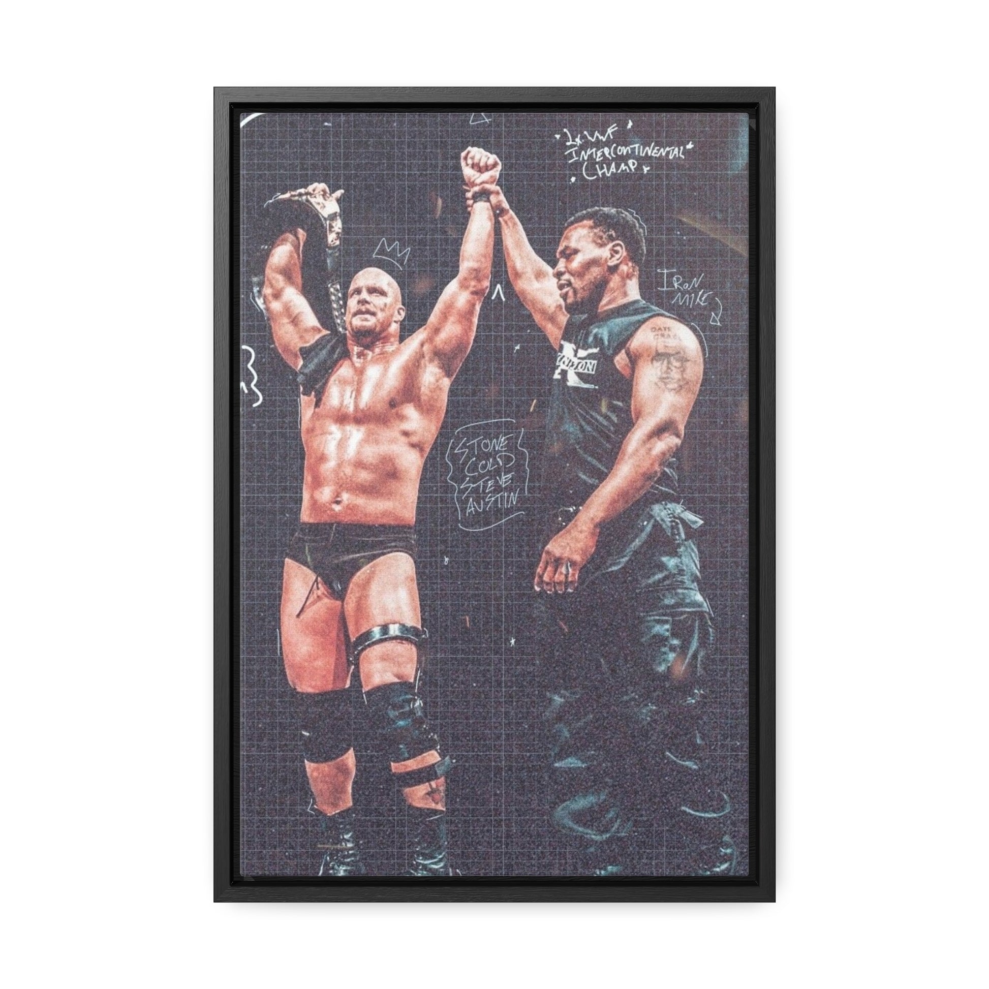 Gallery Canvas Wraps, Vertical Frame Stone cold Mike Tyson