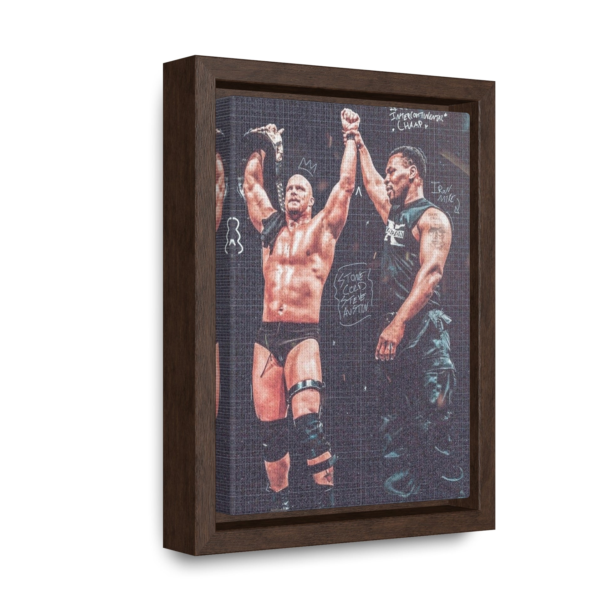 Gallery Canvas Wraps, Vertical Frame Stone cold Mike Tyson