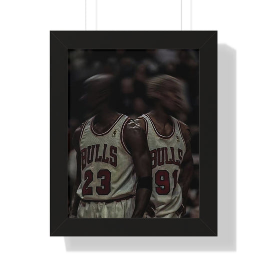 Framed Vertical Poster Chicago Bulls